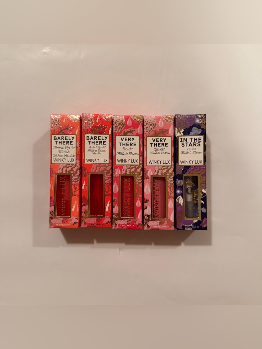 Winky lux lip oils - set of 5